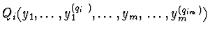 $Q_{i}(y_{1},\ldots,y_{1}^{(q_{i1})},\ldots,
y_{m},\\ \ldots,y_{m}^{(q_{im})})$